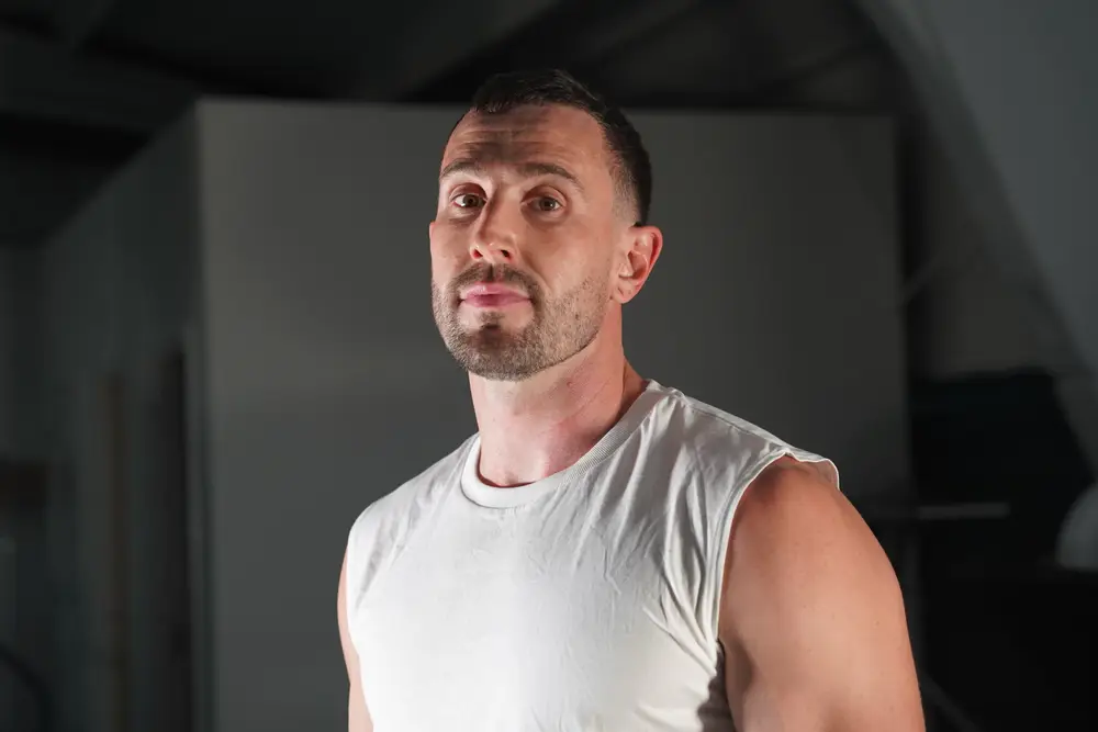 Thomas Beeston, personal trainer in Cambridge, in the gym
