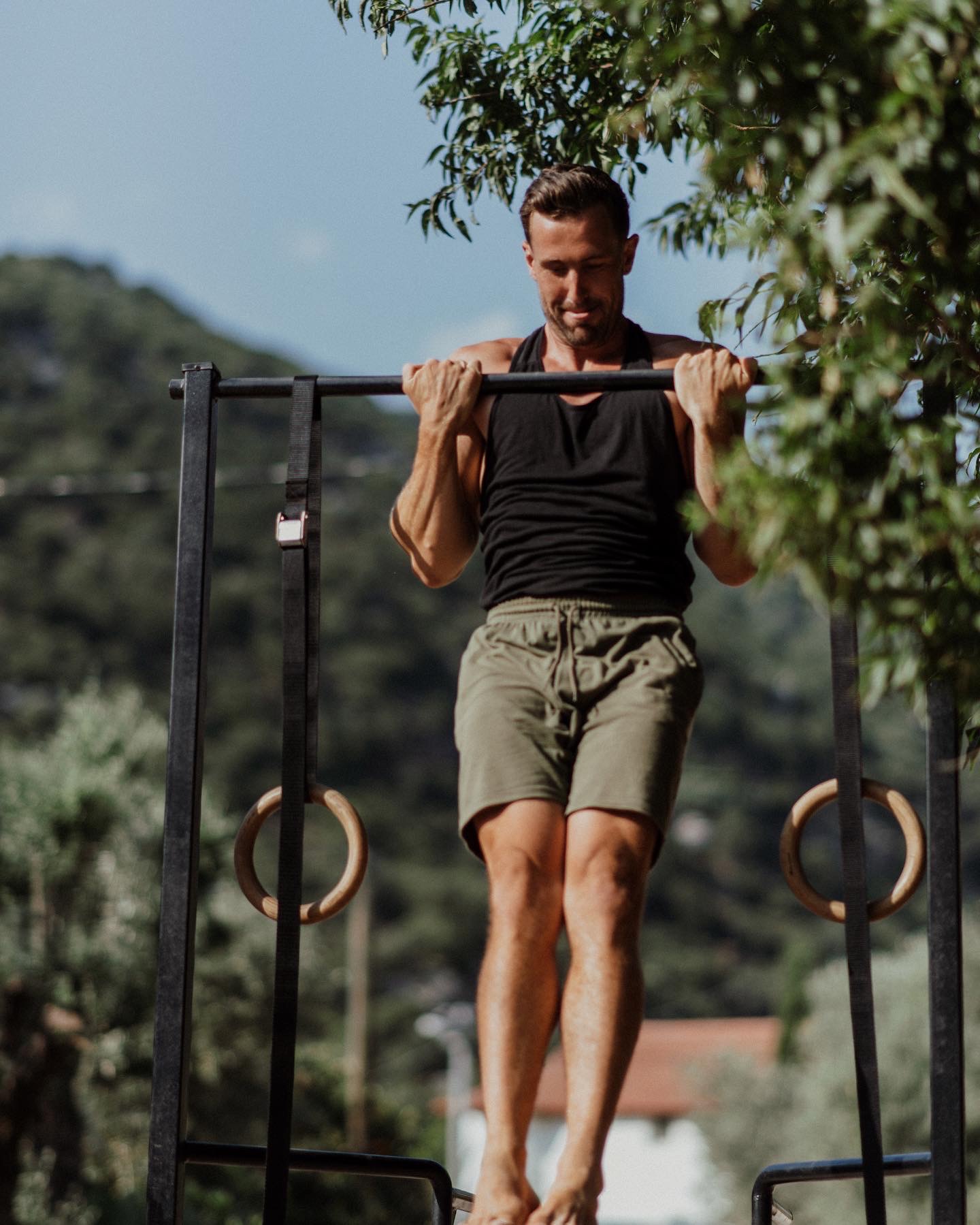 Pull-up on a bar — upper-back strength work that holds better posture